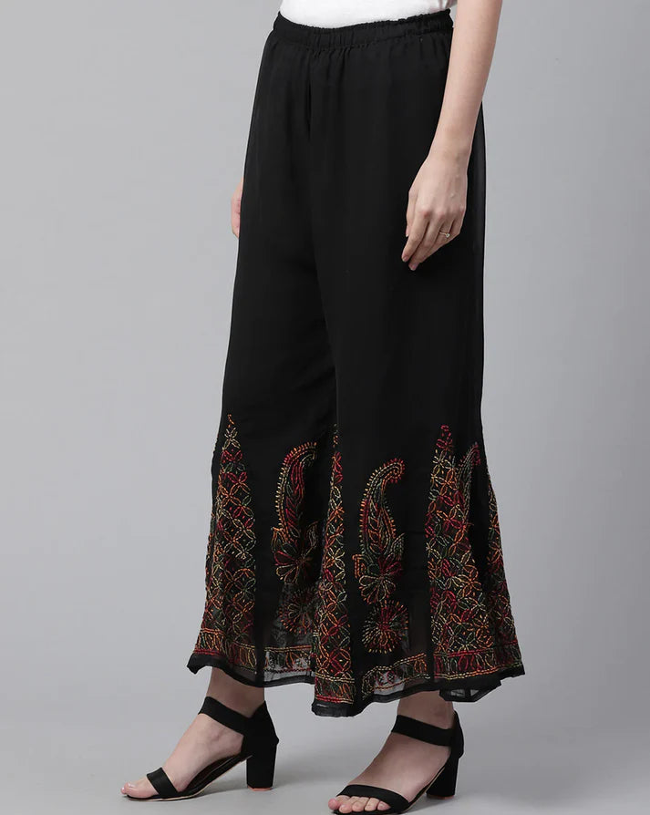 Georgette Chikankari Sharara