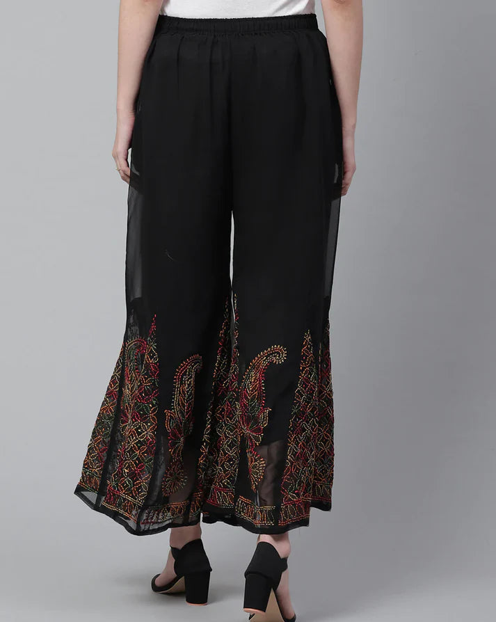 Georgette Chikankari Sharara