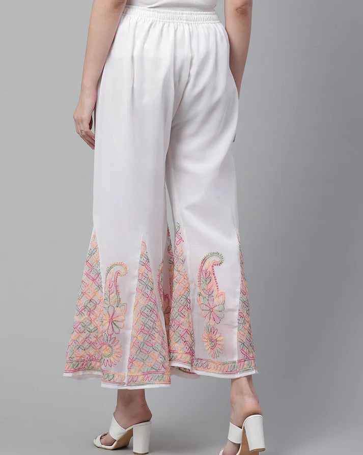 Georgette Chikankari Sharara