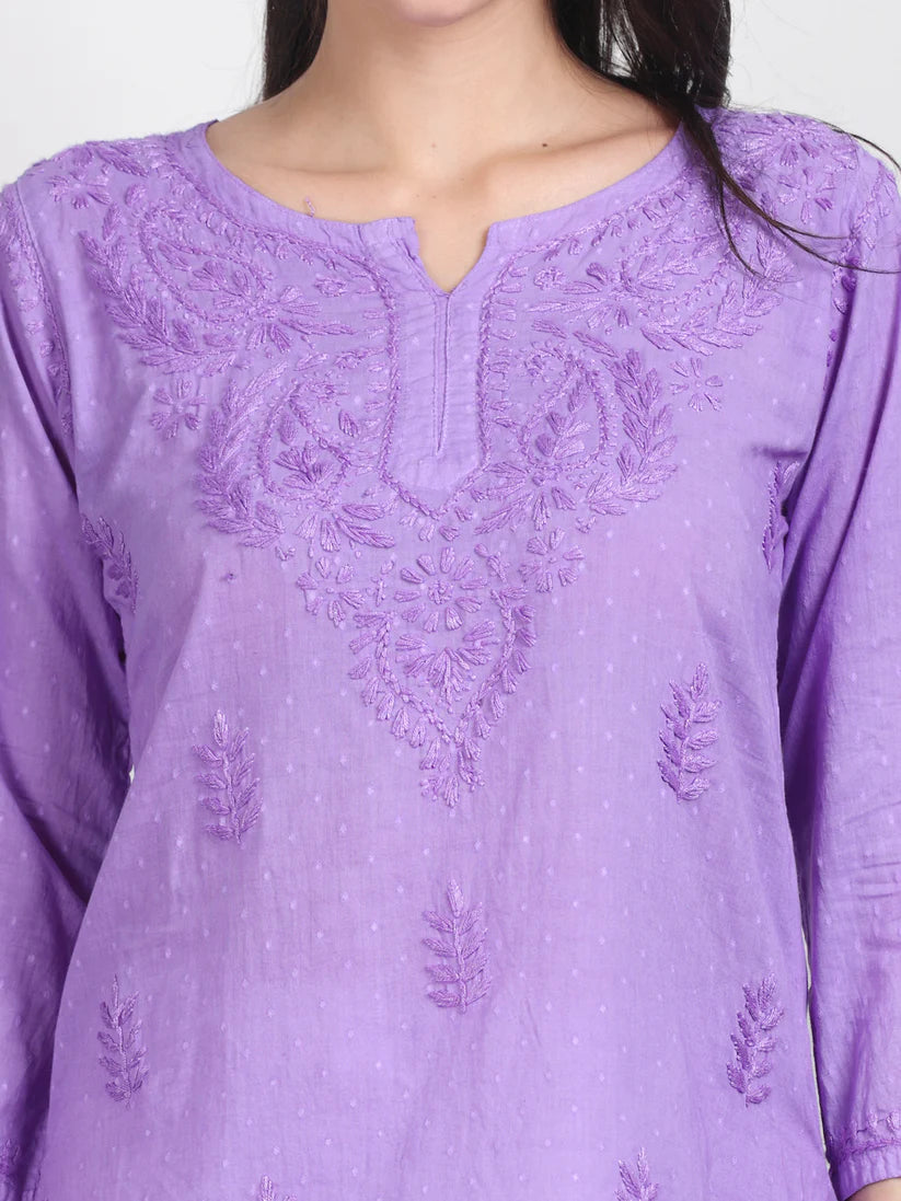 Dobby Cotton Shrot Top