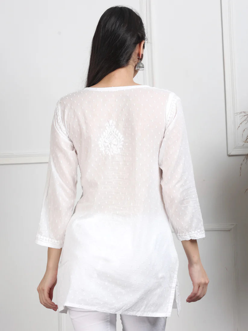 Dobby Cotton Shrot Top