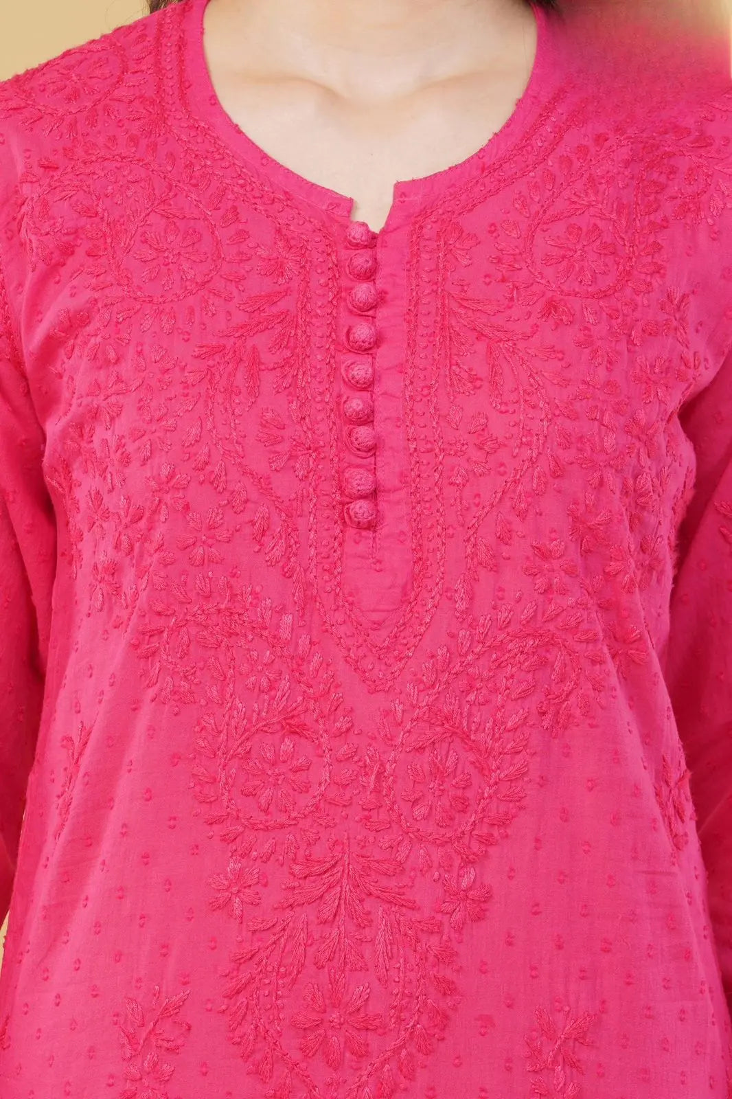 Nazm Chikankari Dobby Cotton Women's 2 piece Kurta Set