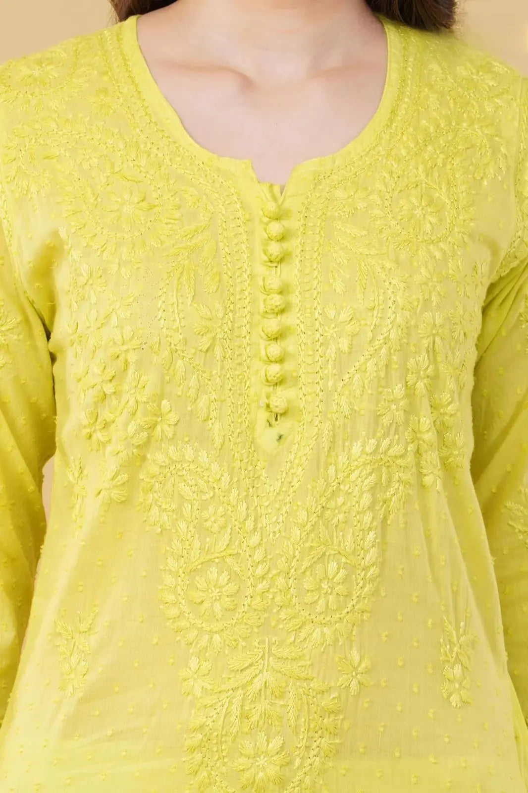 Nazm Chikankari Dobby Cotton Women's 2 piece Kurta Set
