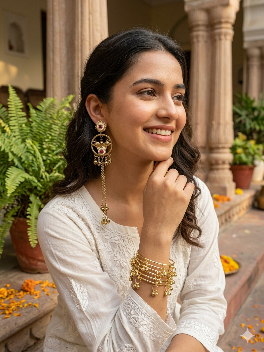 Rani Noor Drop Jhumka