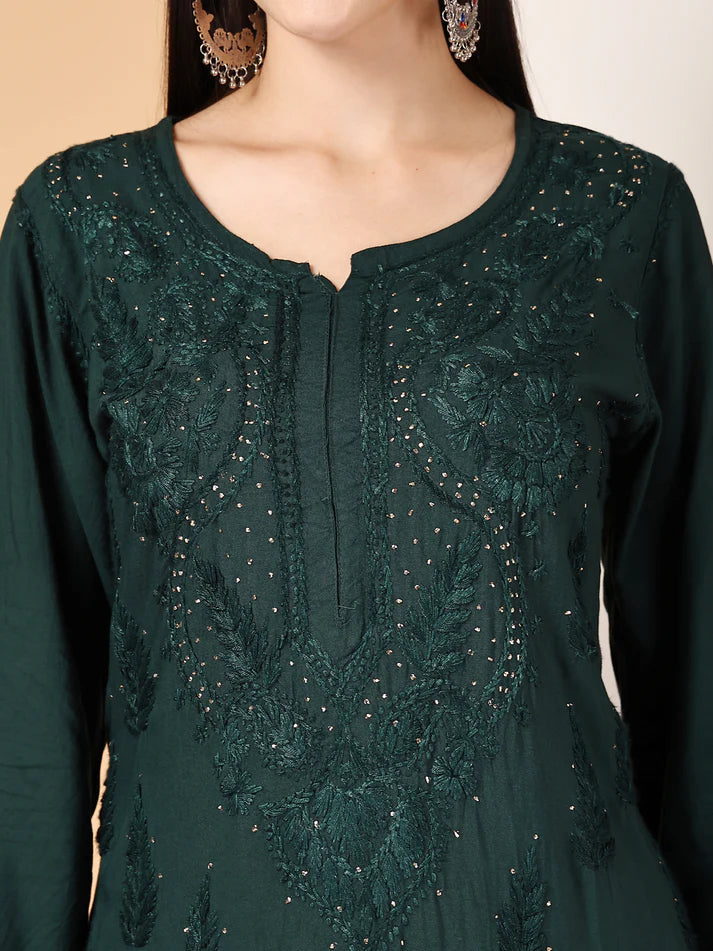 Ryon Mukaish 2 Pice Set - Store Chikankari