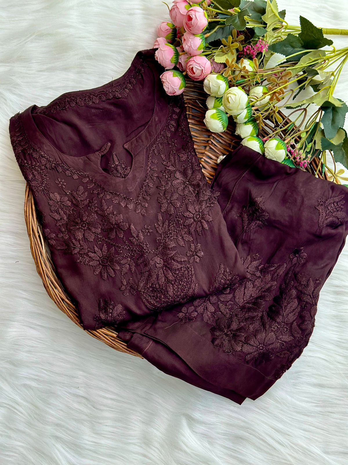 Modal Kurti and Pant Set