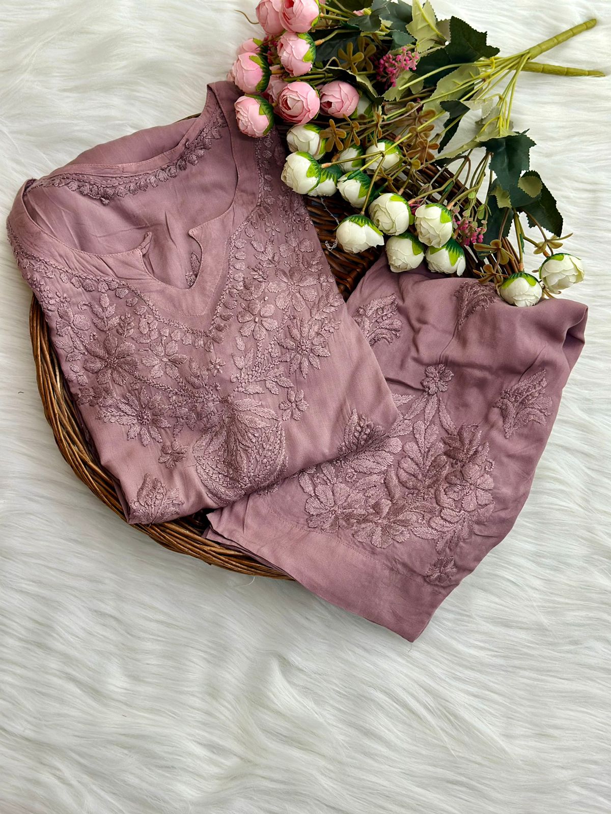 Modal Kurti and Pant Set