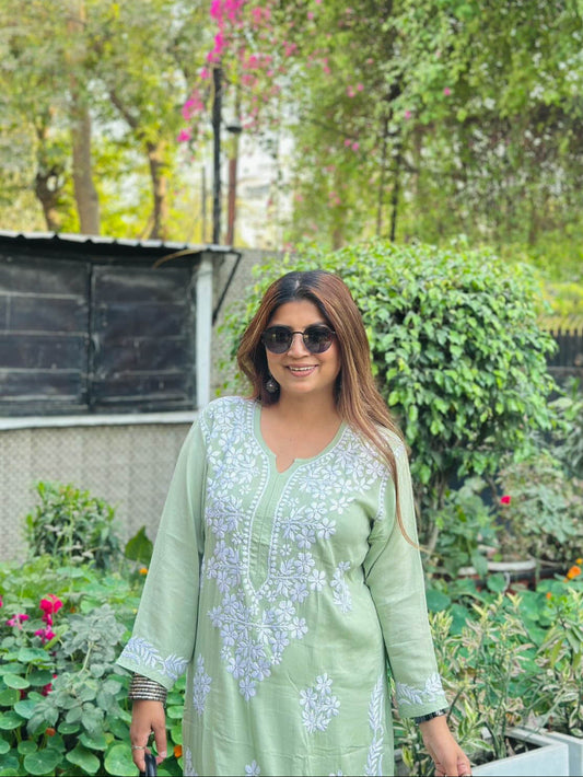 Premium Chikankari Modal Kurta Set – Tradition Meets Luxury | Store Chikankari - Store Chikankari