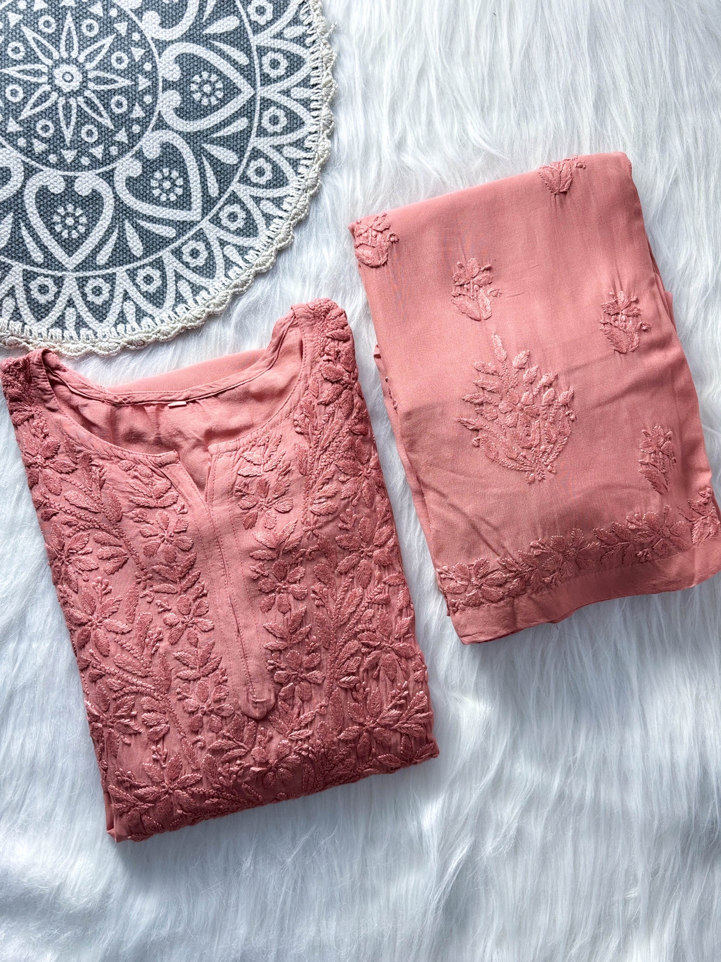Chikankari Muslin Kurta Set – Intricate Embroidery & Effortless Elegance | Store Chikankari