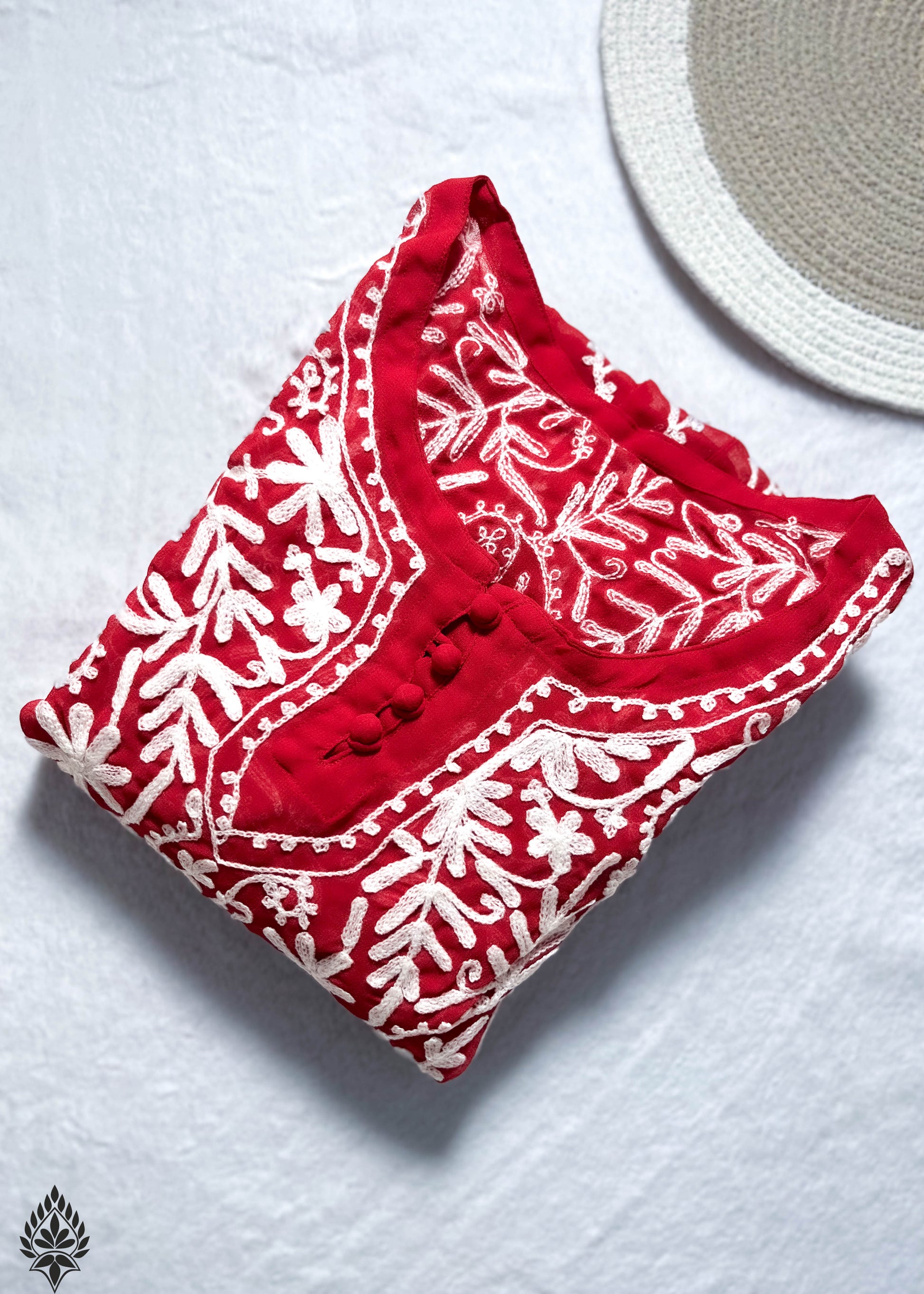 Chikankari 24 Kali Anarkali – Regal Flare with Intricate Hand Embroidery | Store Chikankari - Store Chikankari