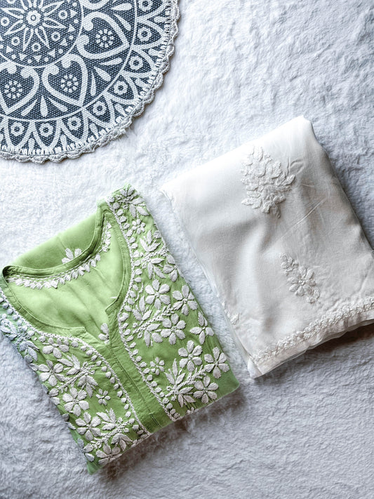 Premium Chikankari Modal Kurta Set – Tradition Meets Luxury | Store Chikankari - Store Chikankari