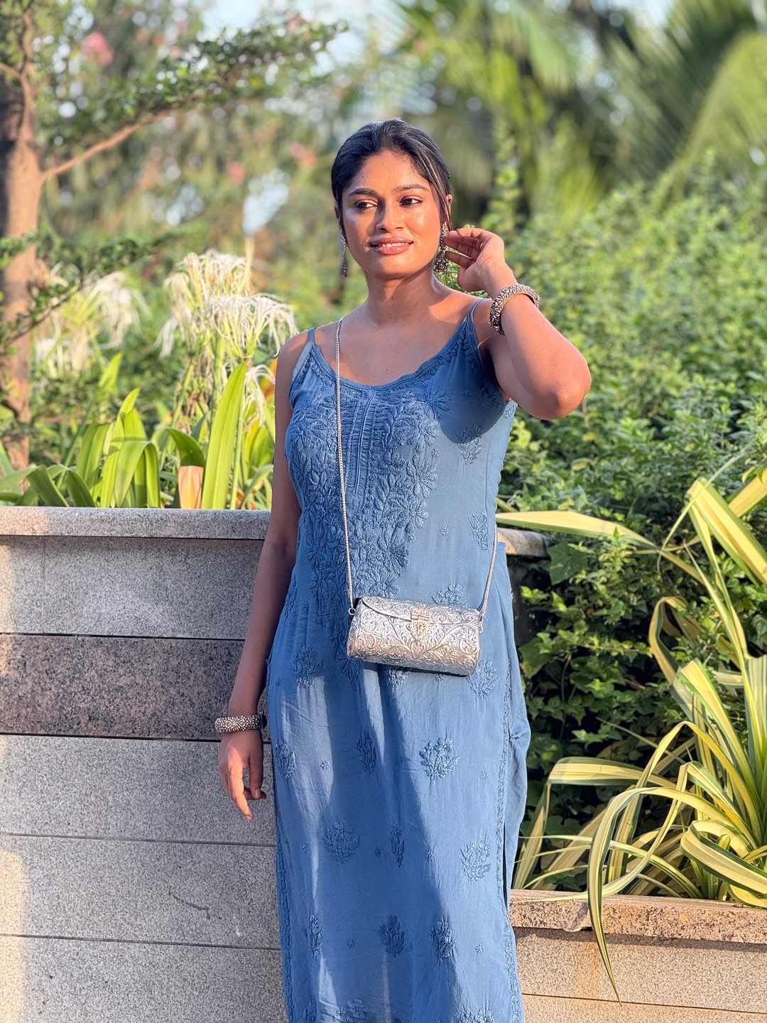 Zeba Chikankari Muslin Sleeveless Kurta – Soft & Elegant Summer Wear | Store Chikankari