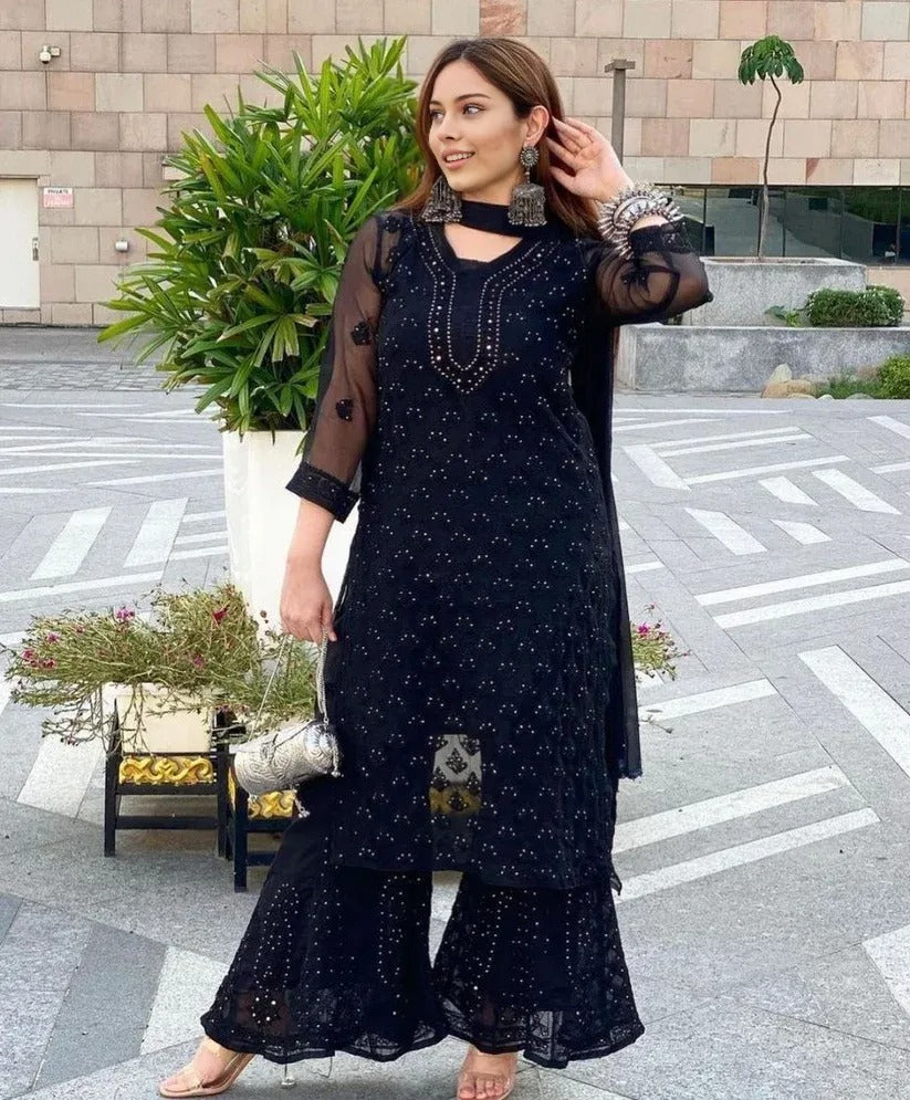 Buti Jaal Mukaish 3 Piece Set