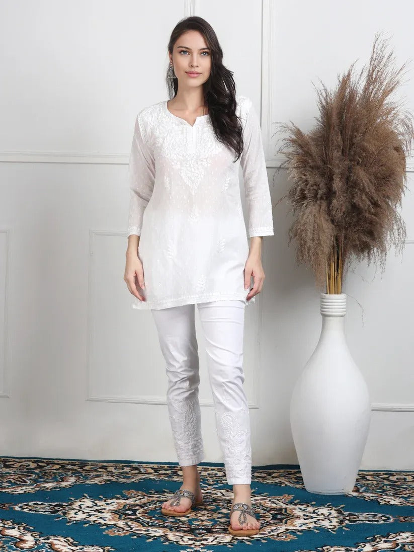 Dobby Cotton Shrot Top