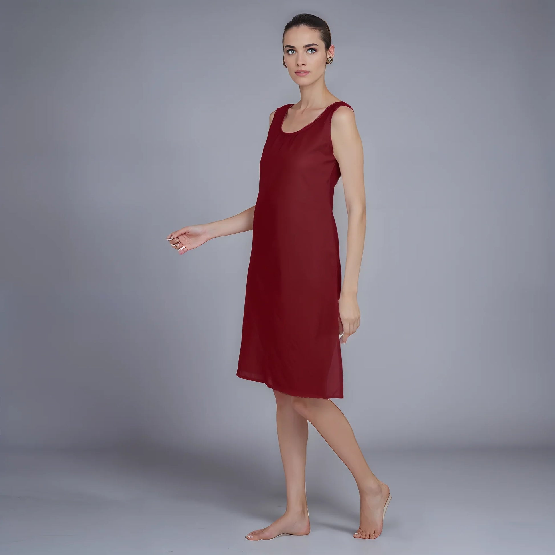 Cotton Camisole Inner - Store Chikankari