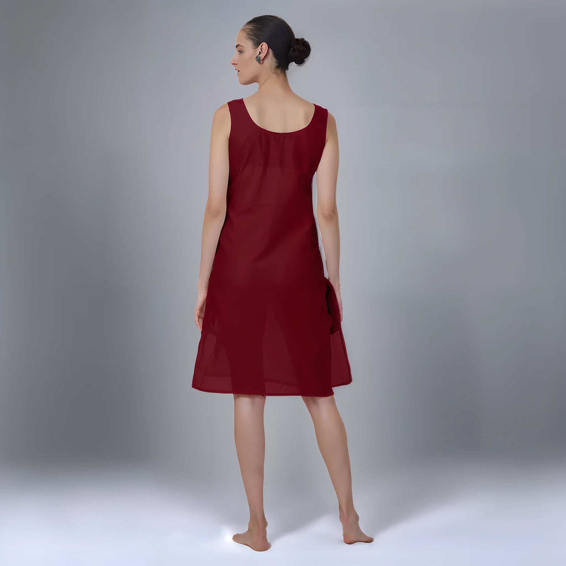 Cotton Camisole Inner - Store Chikankari