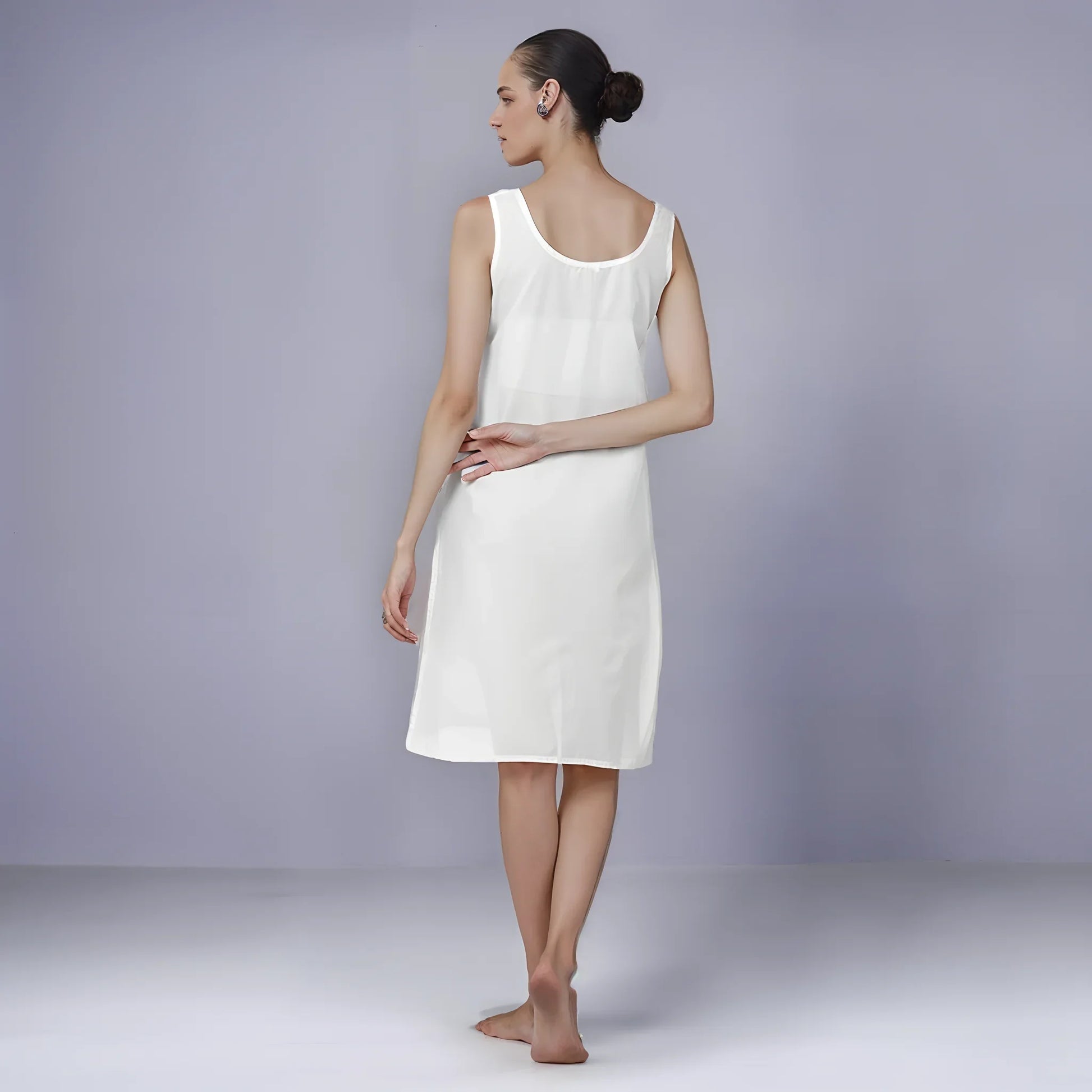 Cotton Camisole Inner - Store Chikankari