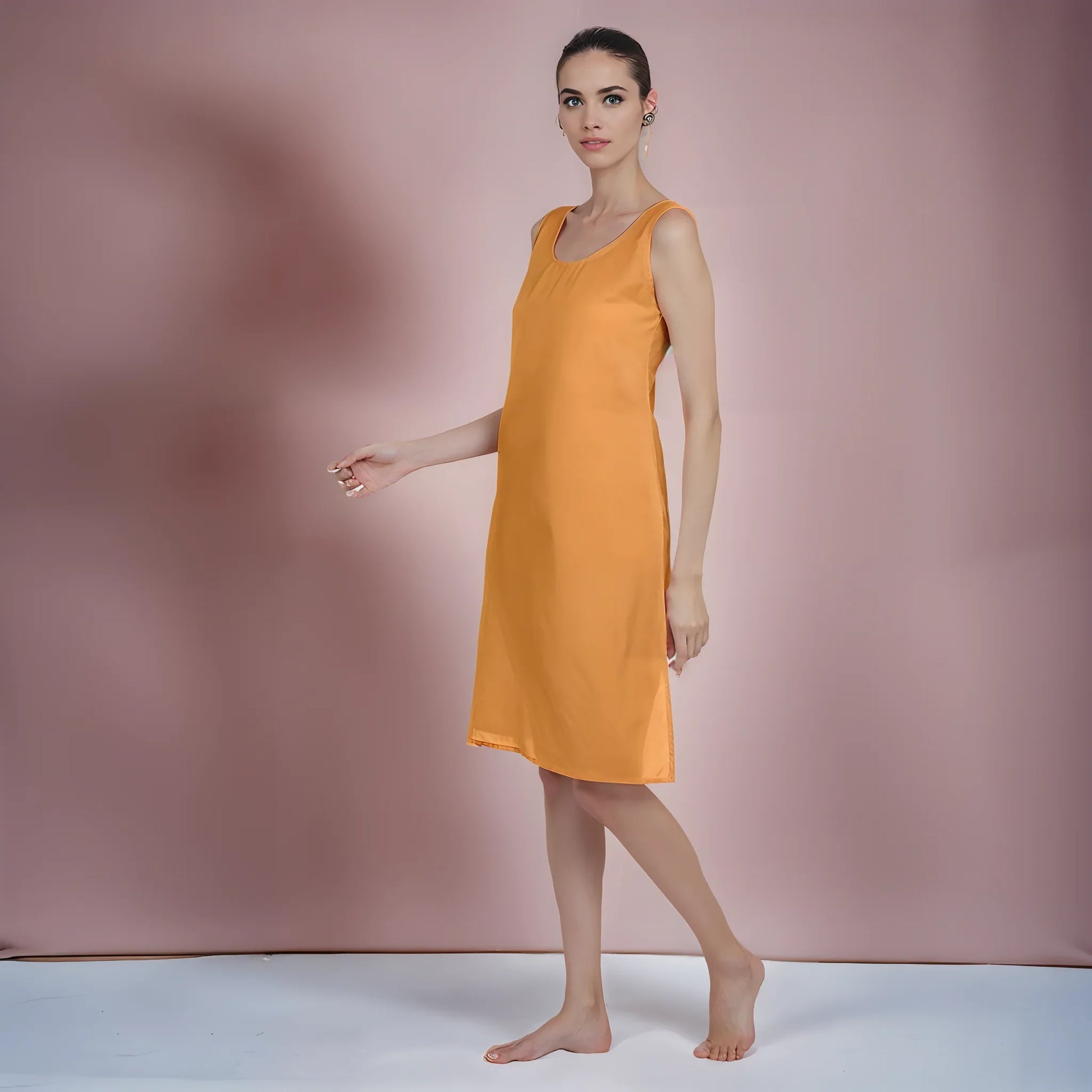 Cotton Camisole Inner - Store Chikankari