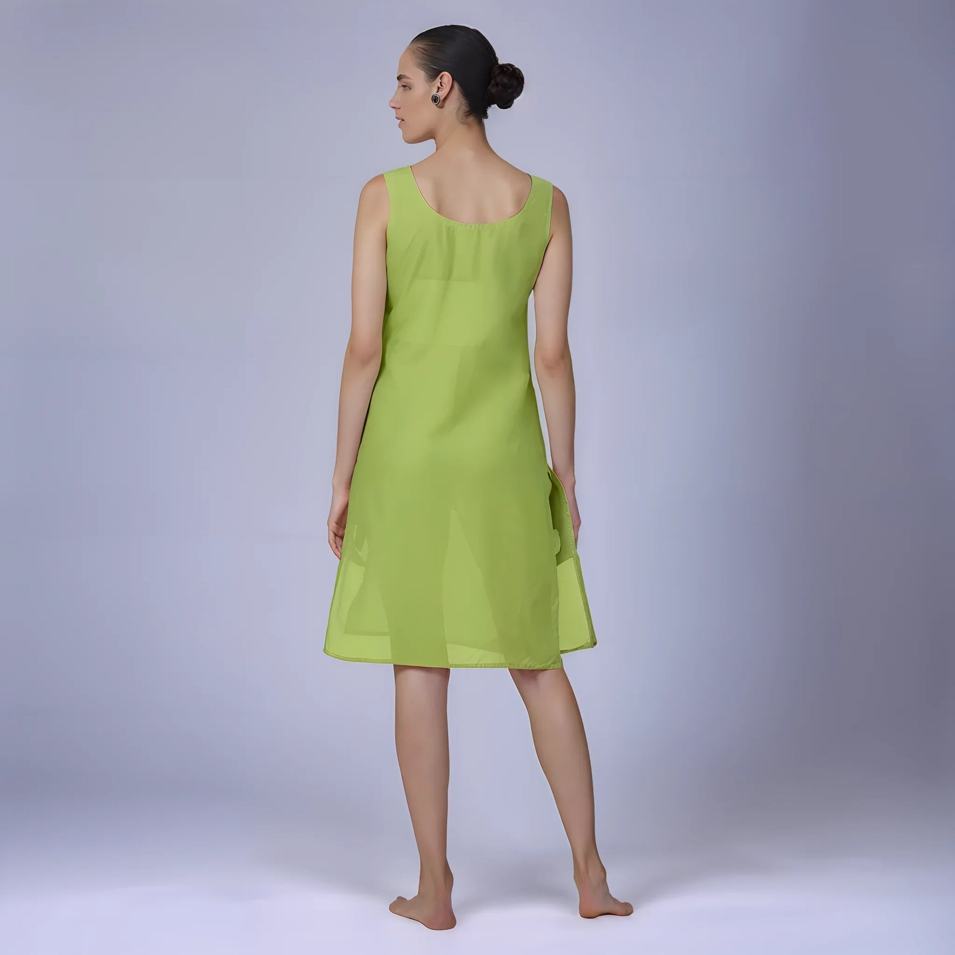 Cotton Camisole Inner - Store Chikankari