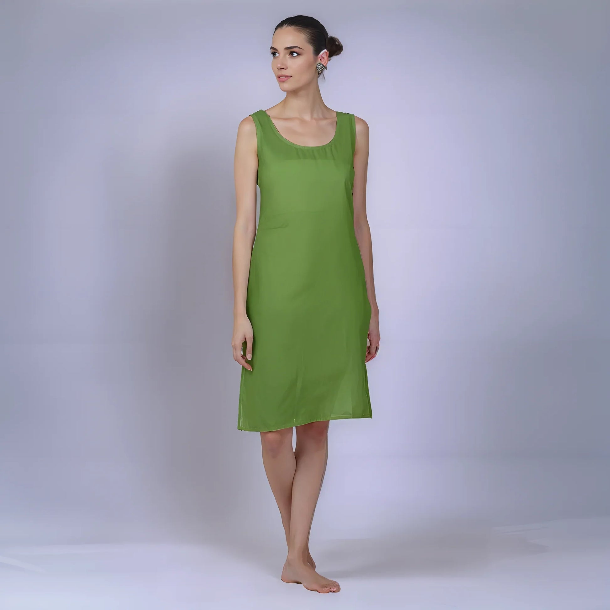 Cotton Camisole Inner - Store Chikankari