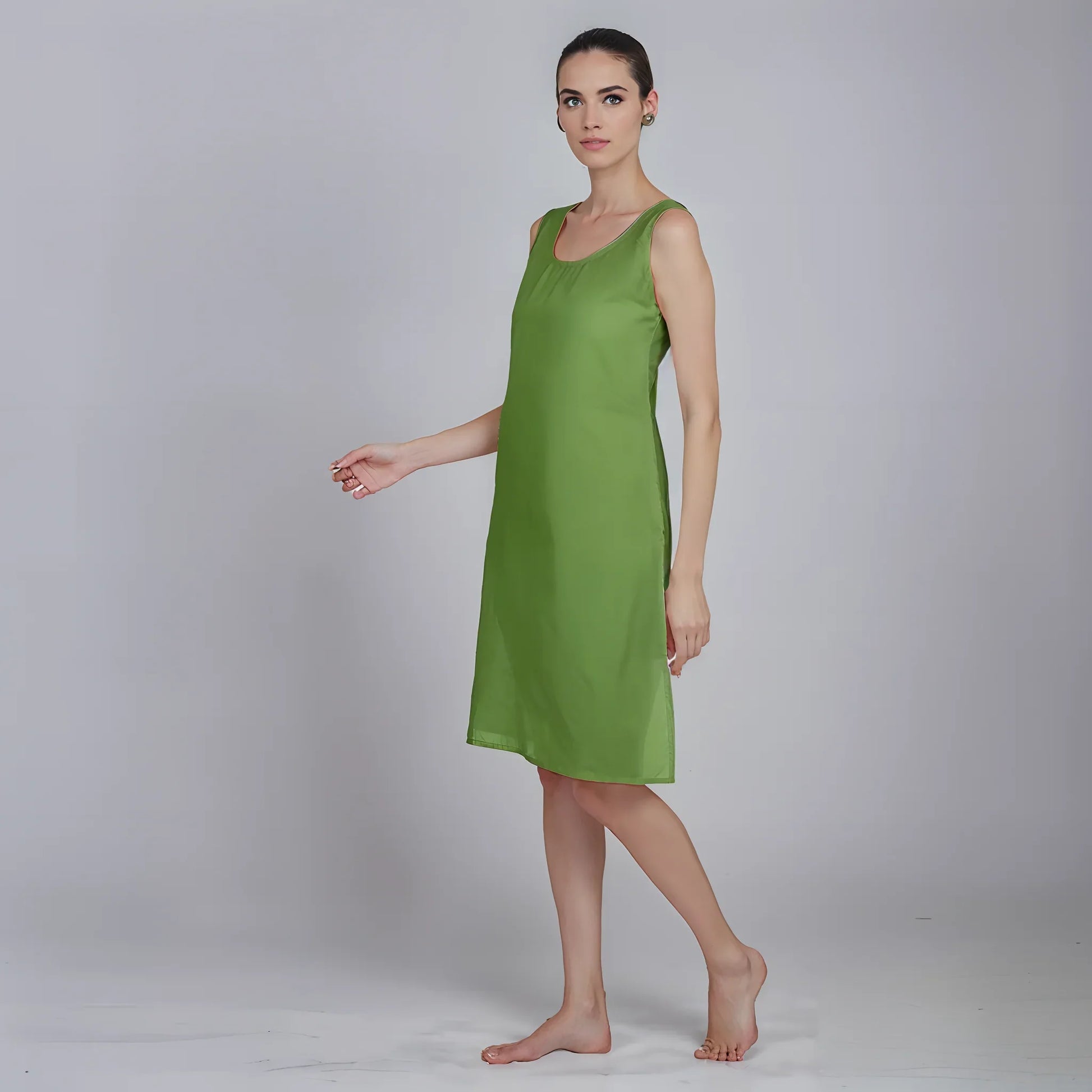 Cotton Camisole Inner - Store Chikankari