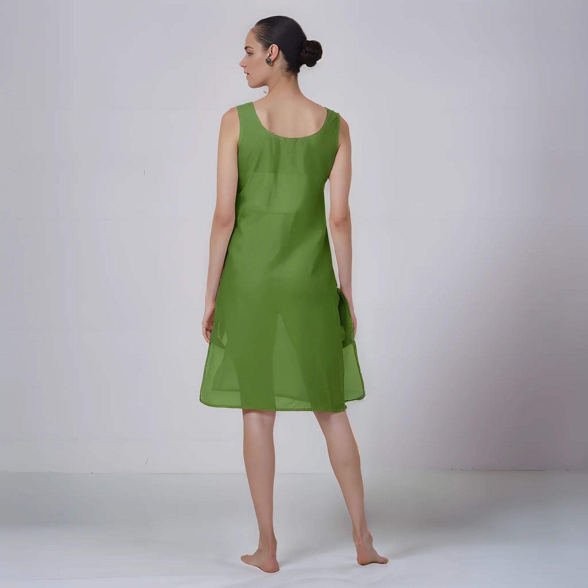 Cotton Camisole Inner - Store Chikankari