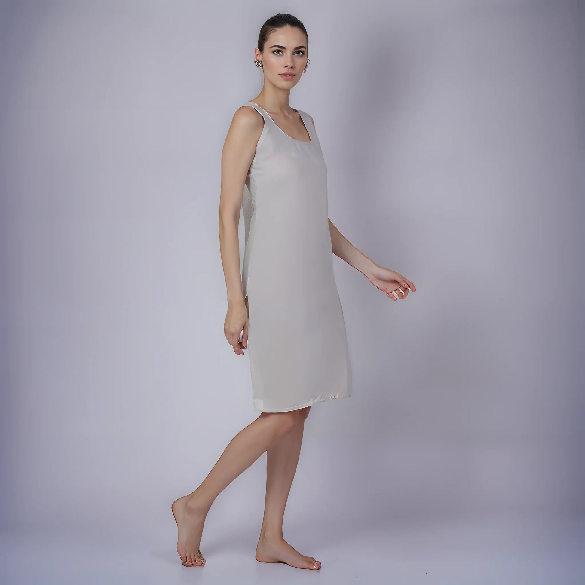 Cotton Camisole Inner - Store Chikankari