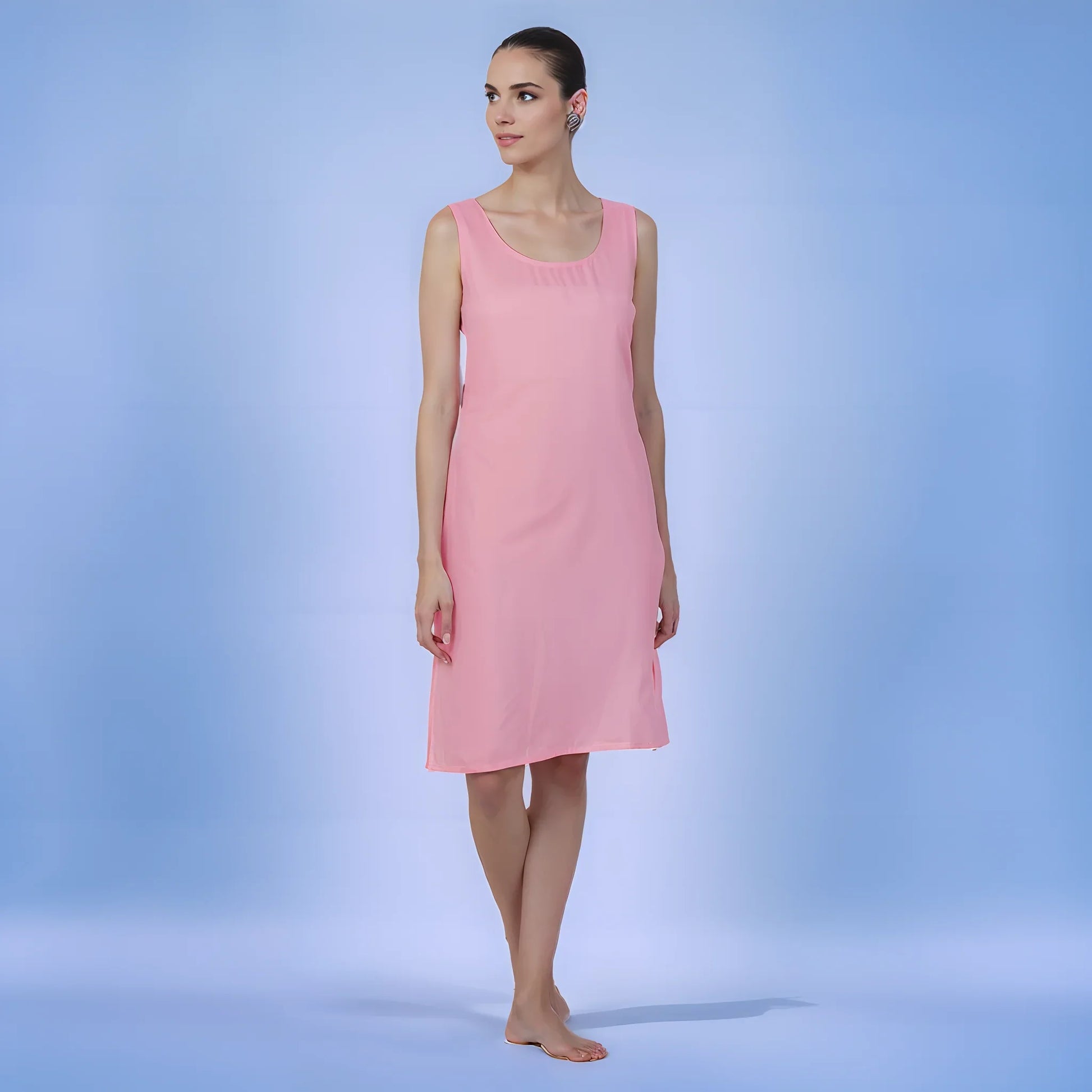 Cotton Camisole Inner - Store Chikankari