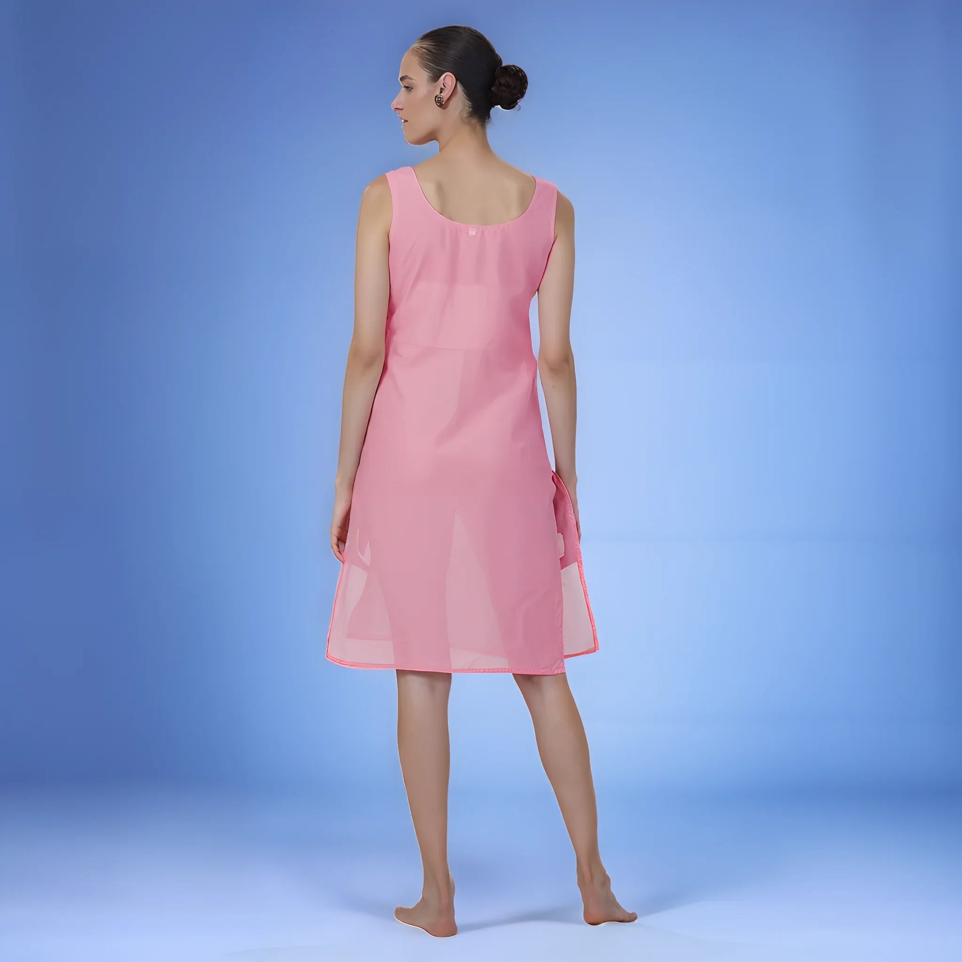 Cotton Camisole Inner - Store Chikankari