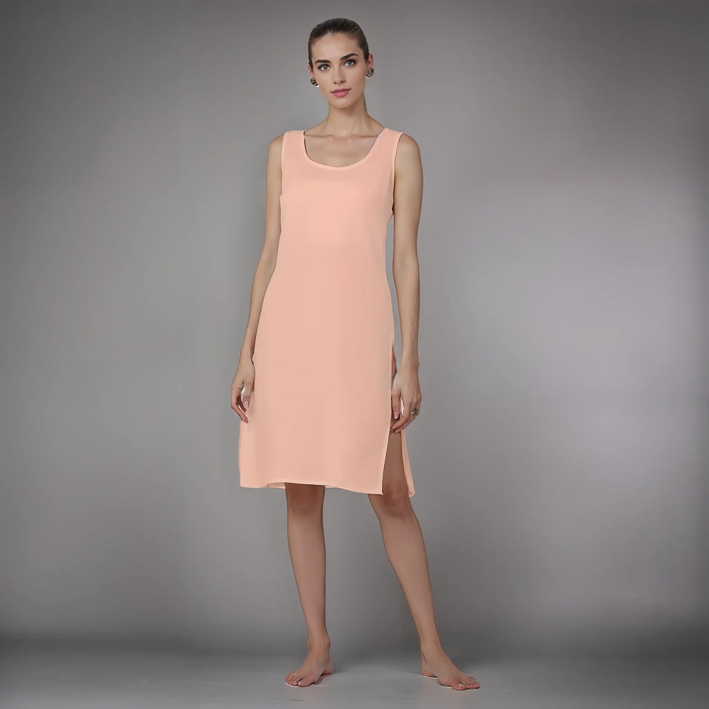 Cotton Camisole Inner - Store Chikankari