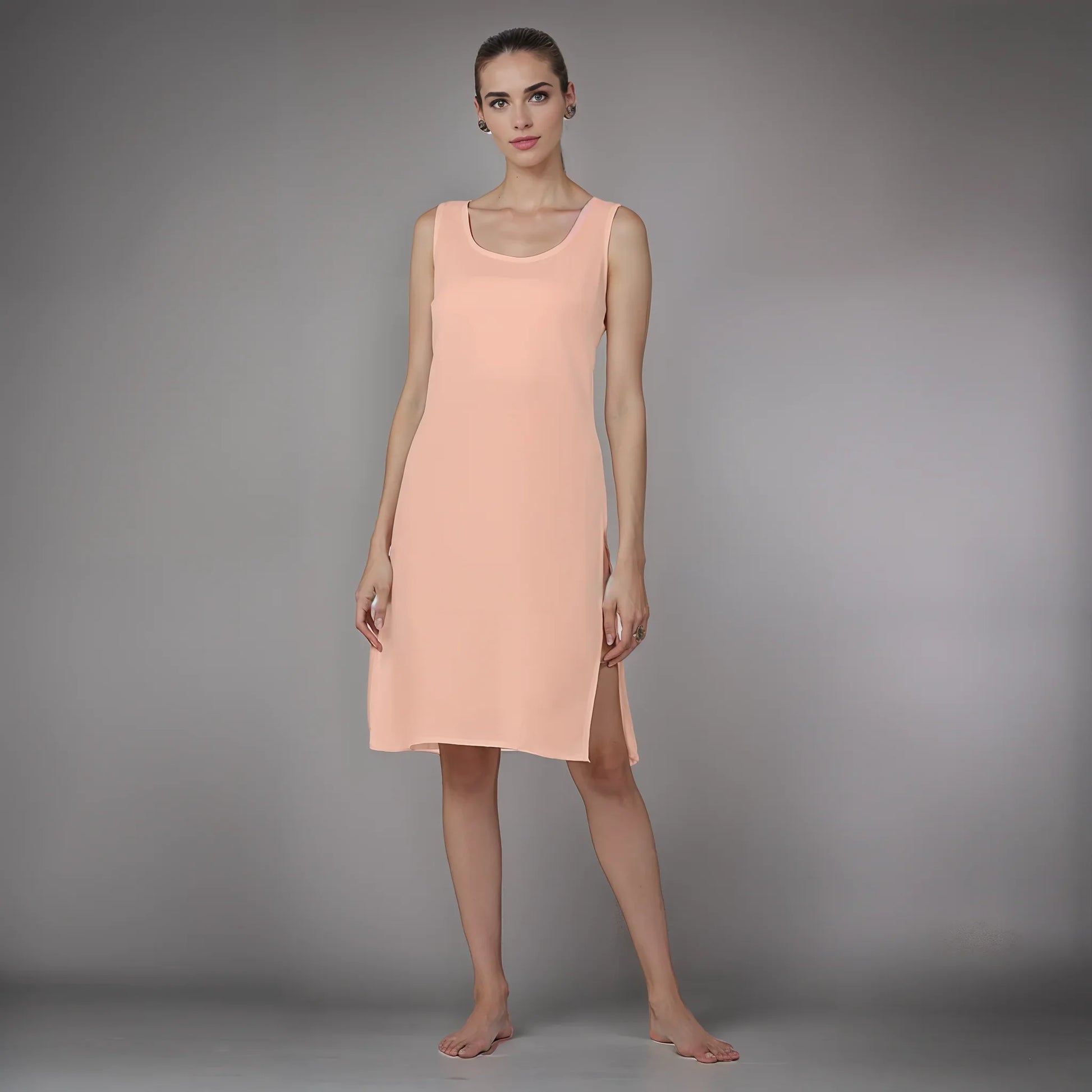 Cotton Camisole Inner - Store Chikankari