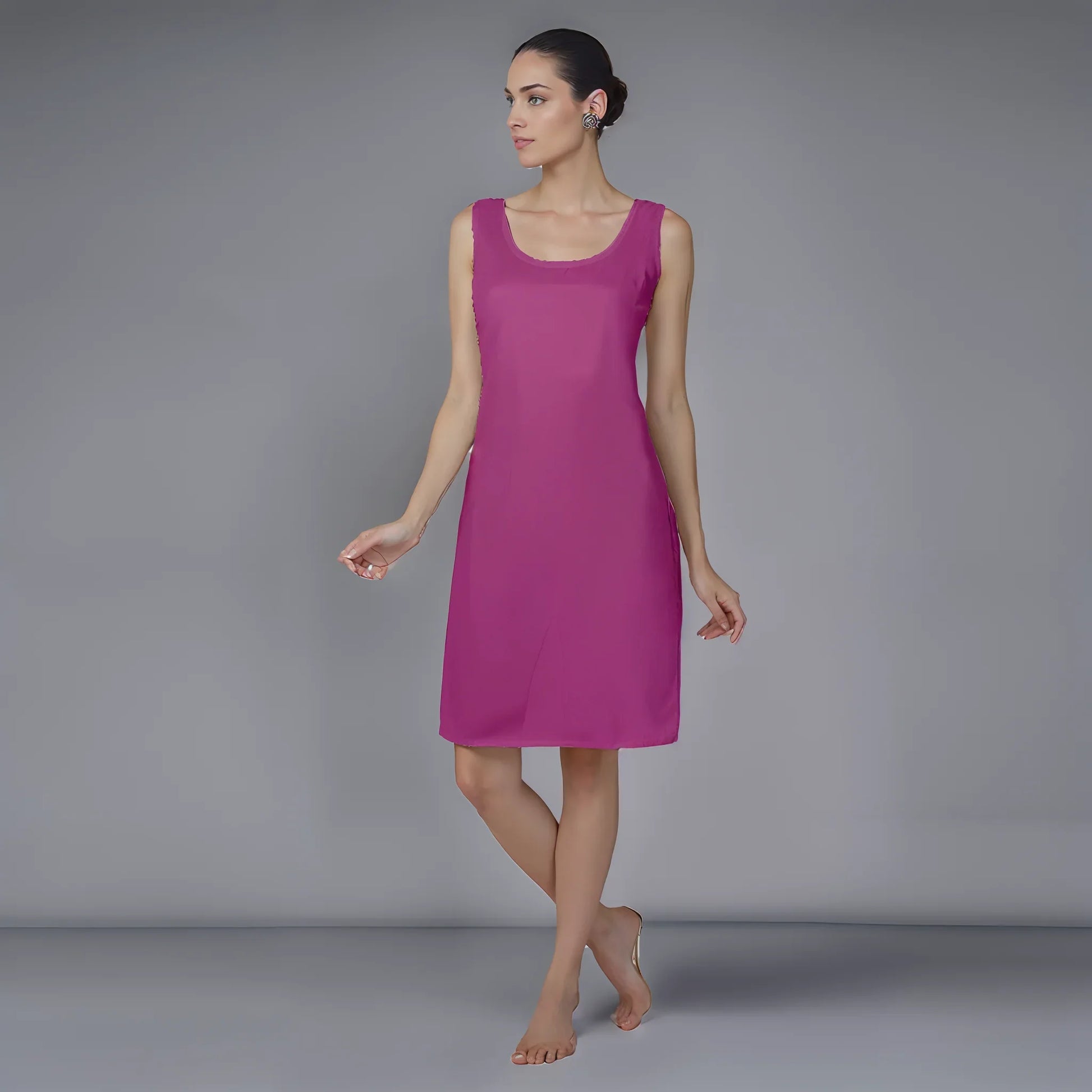 Cotton Camisole Inner - Store Chikankari