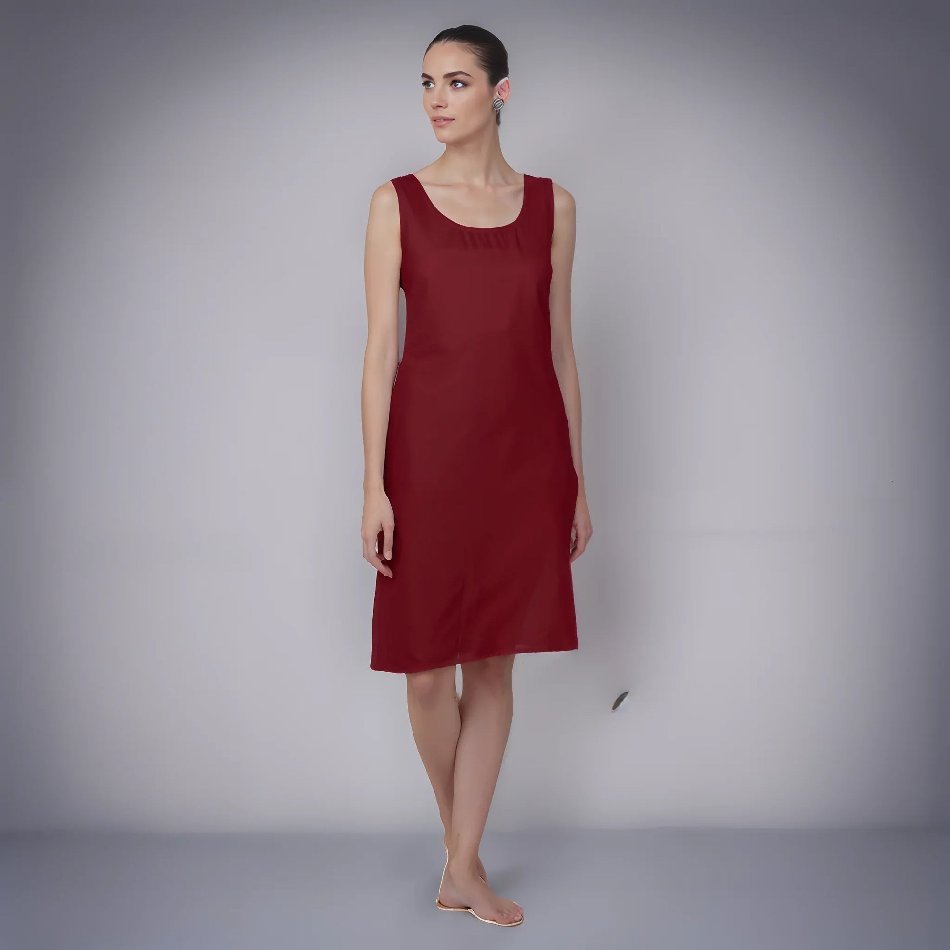 Cotton Camisole Inner - Store Chikankari