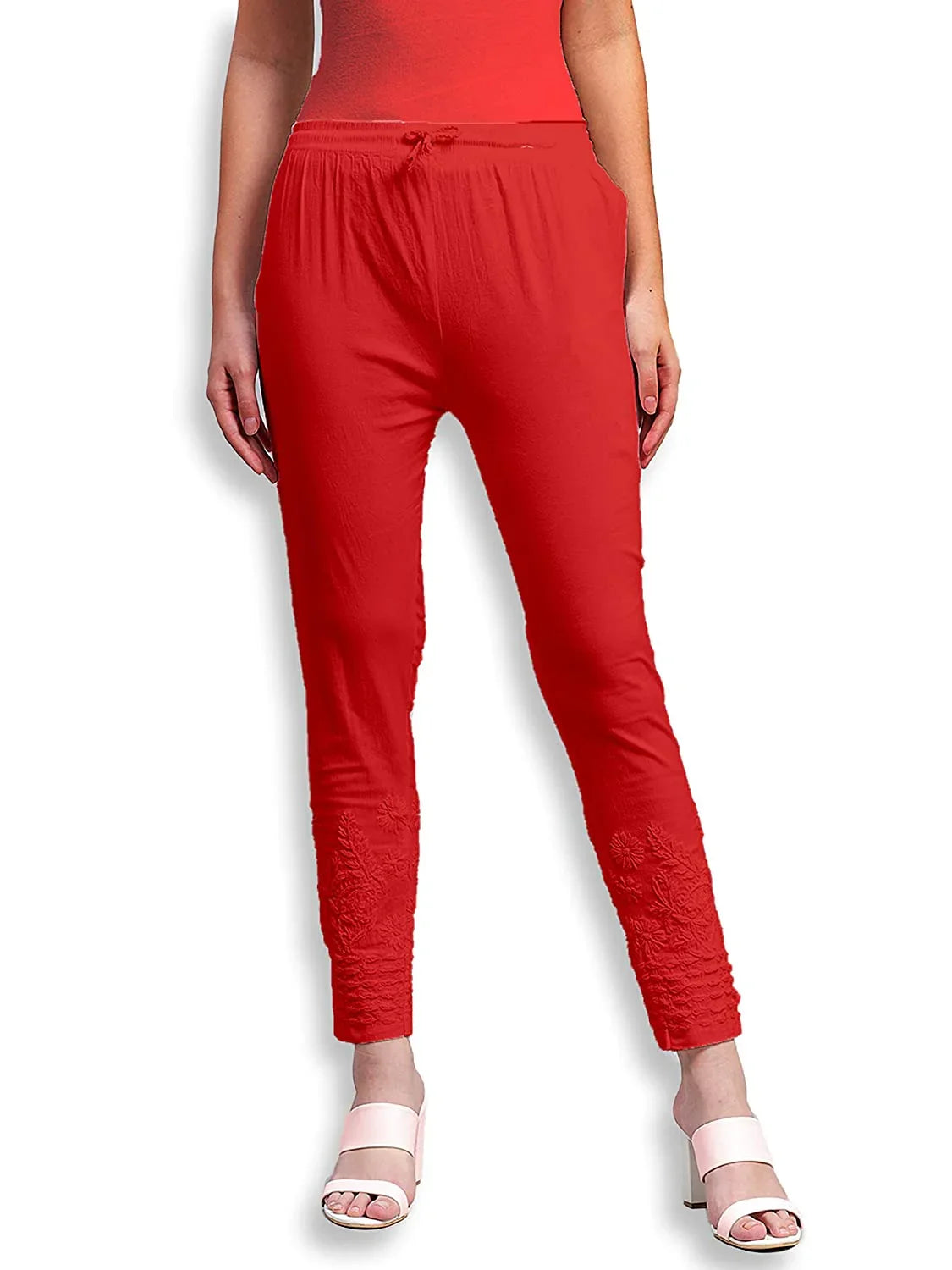 Chikankari Lycra Pant - Store Chikankari
