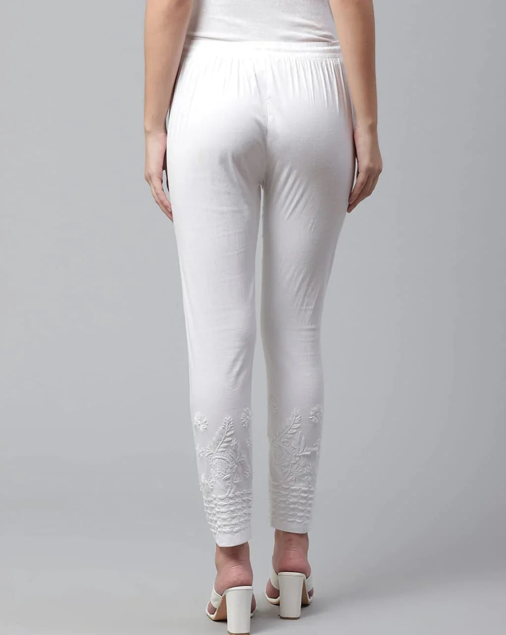 Chikankari Lycra Pant - Store Chikankari