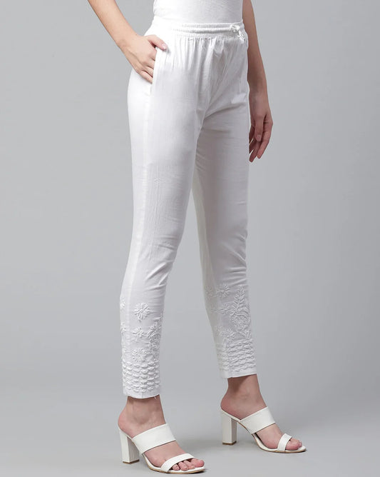 Chikankari Lycra Pant