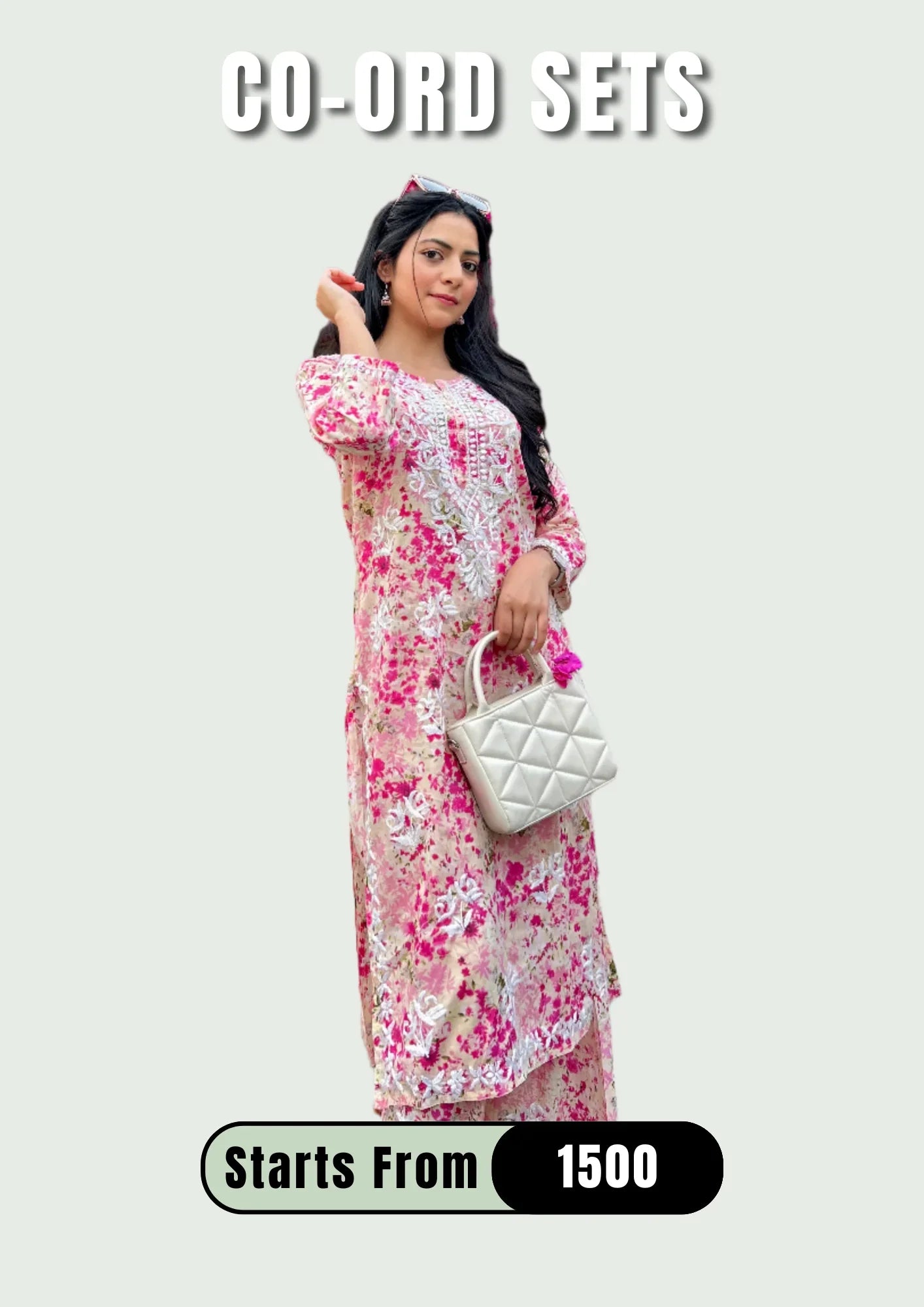 Co-ord sets - Store Chikankari