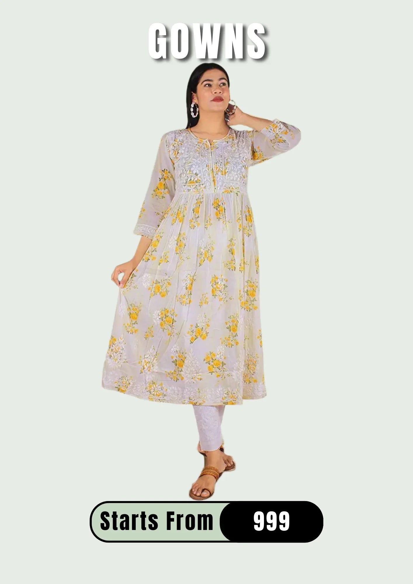 Gowns - Store Chikankari