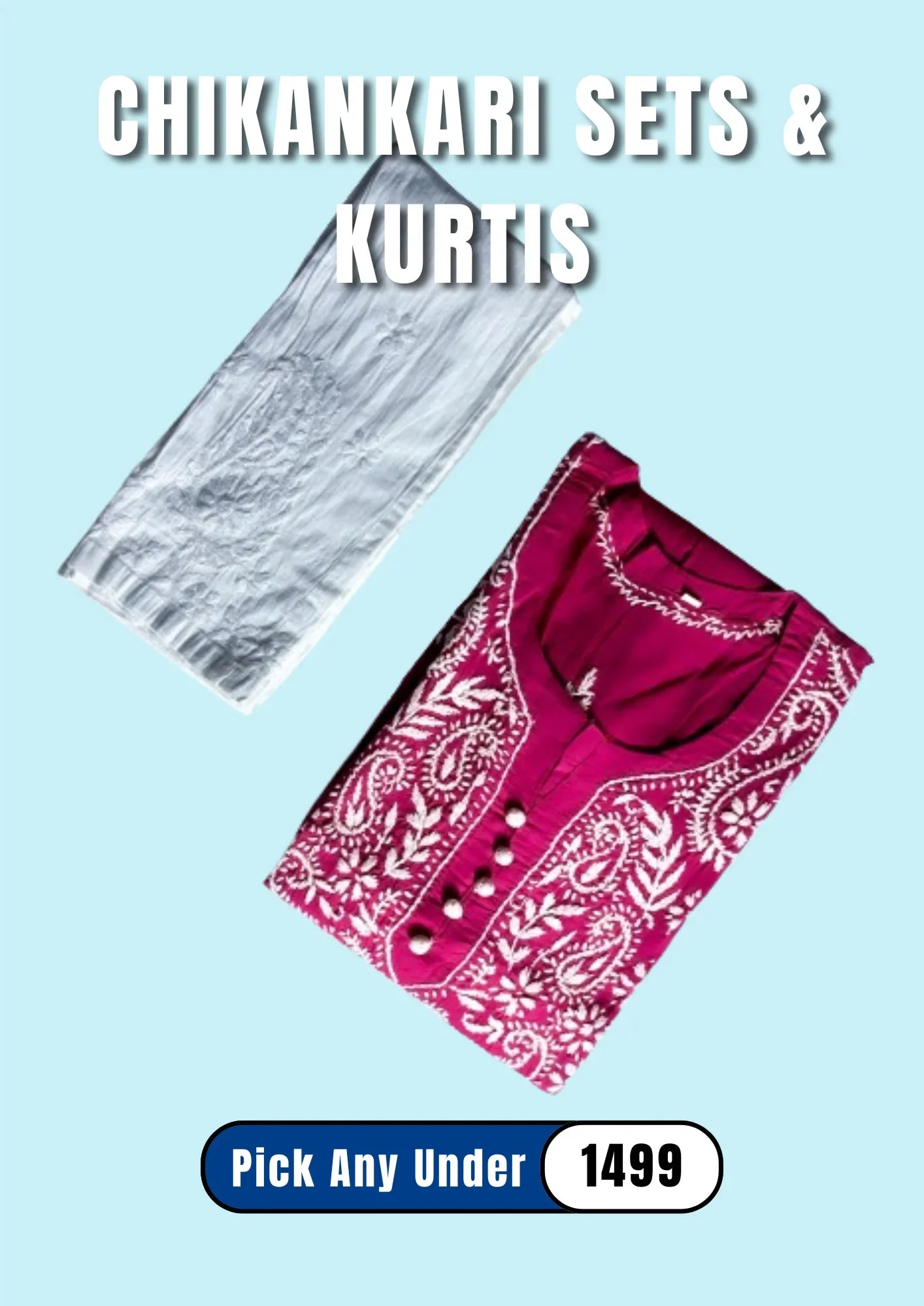 Under 1499 - Store Chikankari
