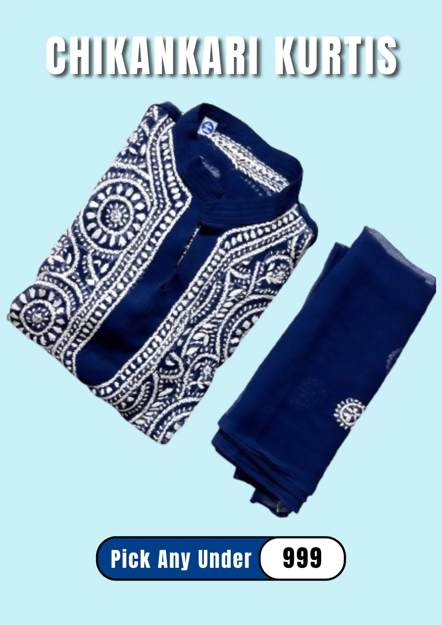 Under 999 - Store Chikankari