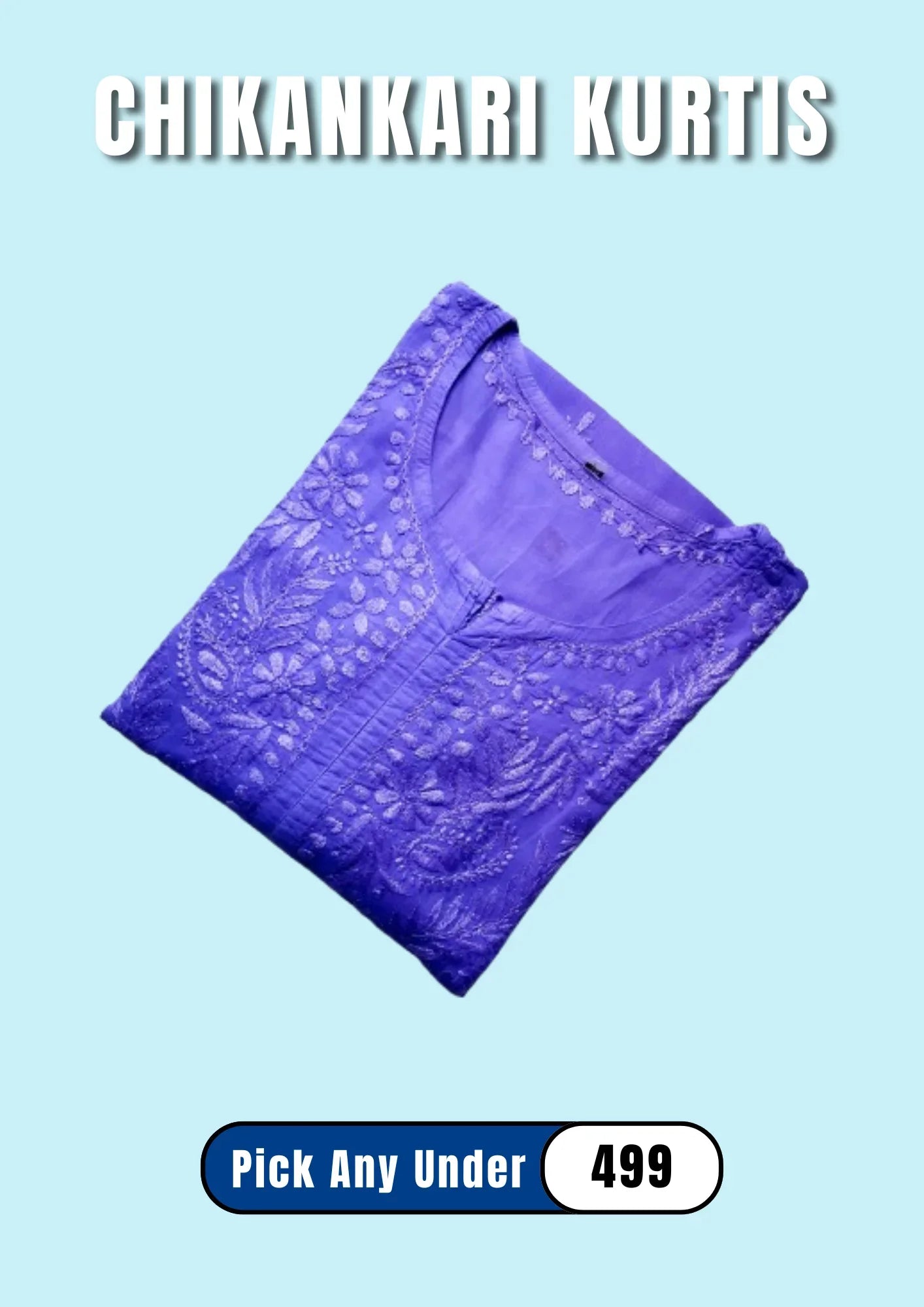Under 499 - Store Chikankari