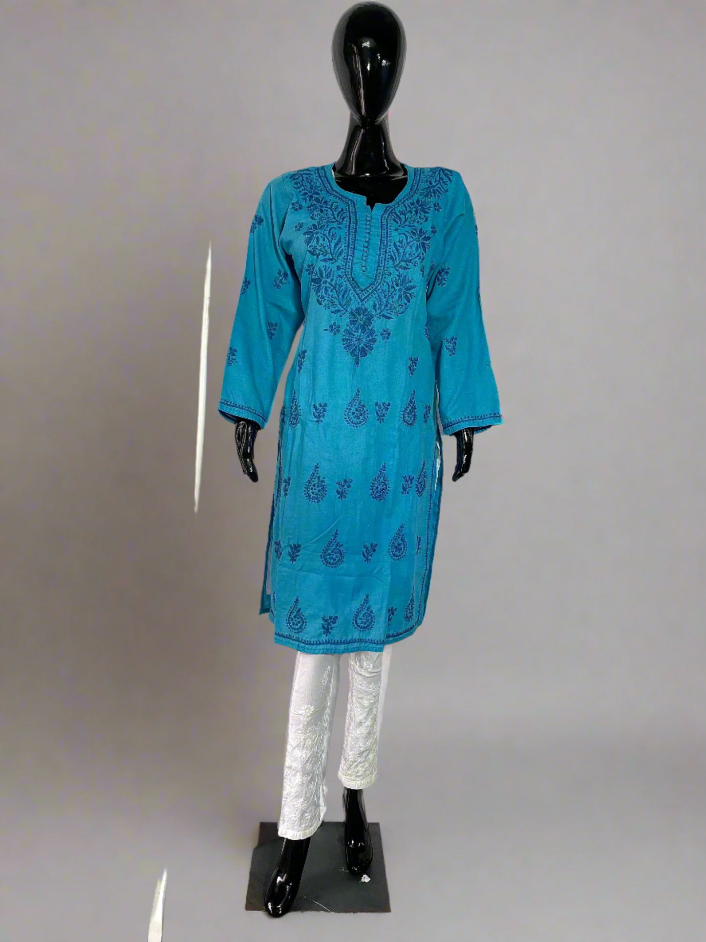 Cotton Chikankari Kurti