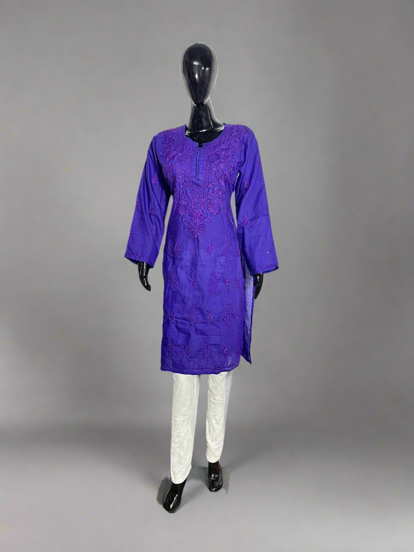 Cotton Chikankari Kurti