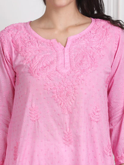 Dobby Cotton Shrot Top