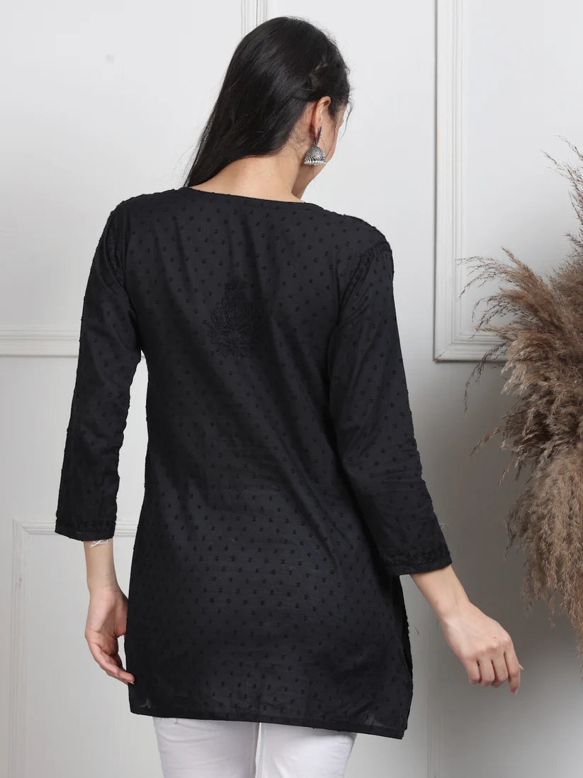 Dobby Cotton Shrot Top