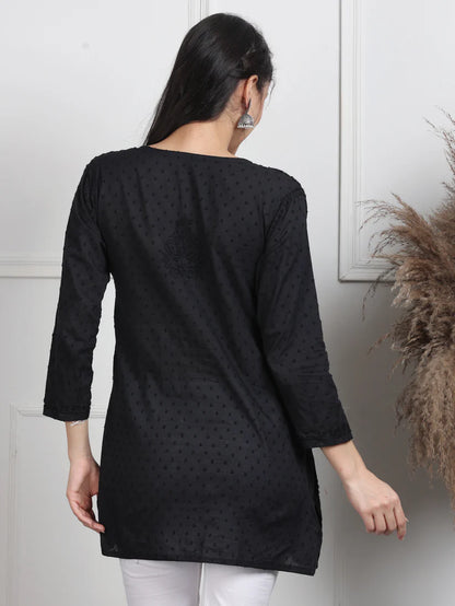 Dobby Cotton Shrot Top