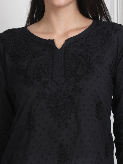 Dobby Cotton Shrot Top
