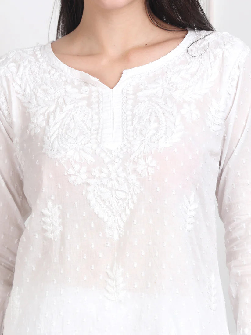 Dobby Cotton Shrot Top
