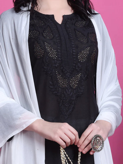 Chanderi Mukaish 3 Piece Set