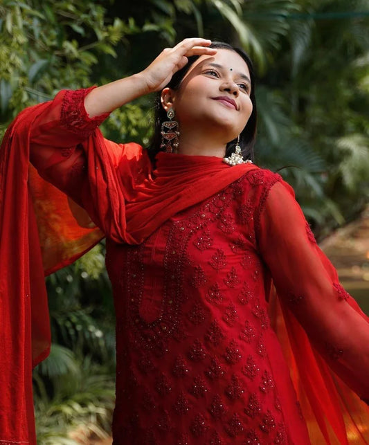 Buti Jaal Mukaish 3 Piece Set
